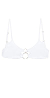 Beach Bunny Lexi Bralette Bikini Top B19117T0 White: