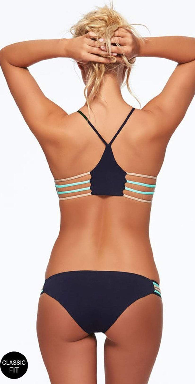 Seafolly Active Rouleau Bralette Bikini Top at