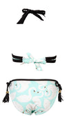 Snapperrock Girl's Swan Halter Bikini Set G15051: