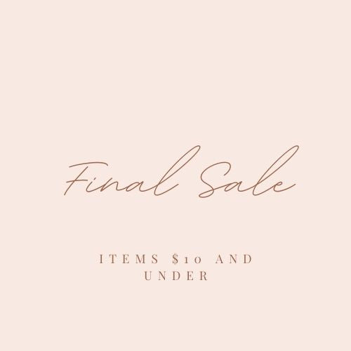 final sale items