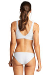Vitamin A Sienna EcoRib Bikini Tank Top in White back