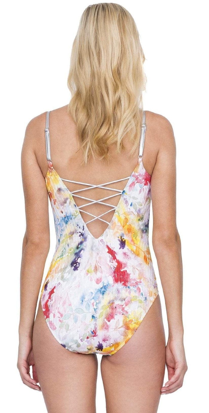 Gottex Aquarelle One-Piece Swimsuit 19AQ-035-096: