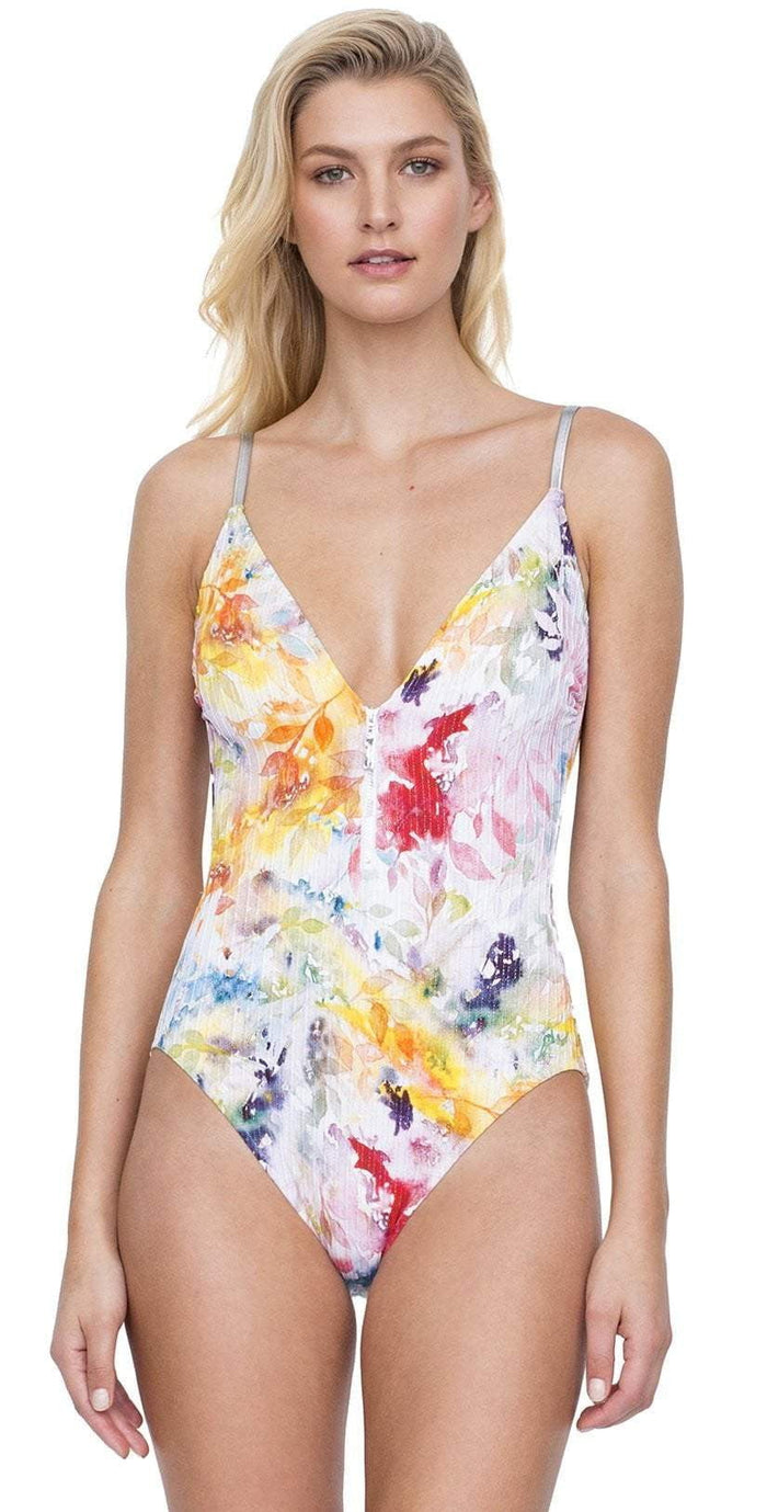 Gottex Aquarelle One-Piece Swimsuit 19AQ-035-096: