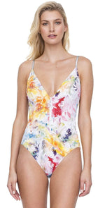 Gottex Aquarelle One-Piece Swimsuit 19AQ-035-096: