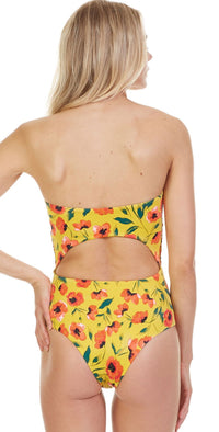 Tori Praver French Poppy Roux One Piece Swimsuit 1S19SOROPO-SAF: