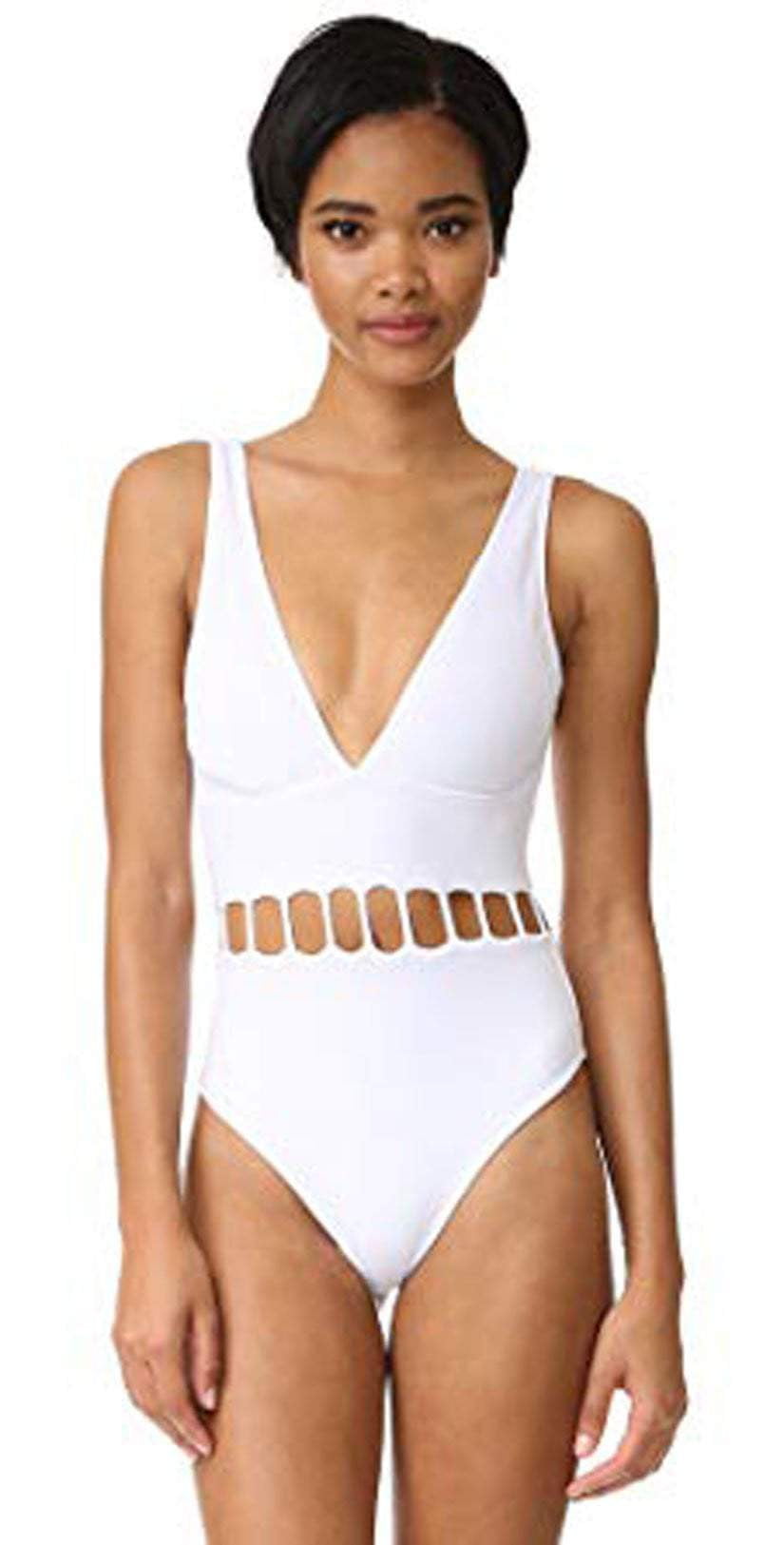 Peixoto The Jade One Piece Swimsuit in White 31702L-S18-WHT: