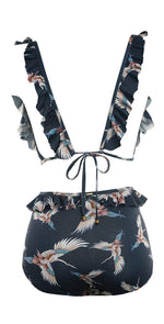 Boamar Dominic One Piece in Navy Blue Floral FPC007-BLFL:
