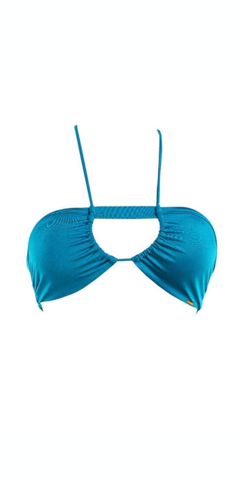 Boamar Wasabi Strapless Top In Blue ST0036-BLU: