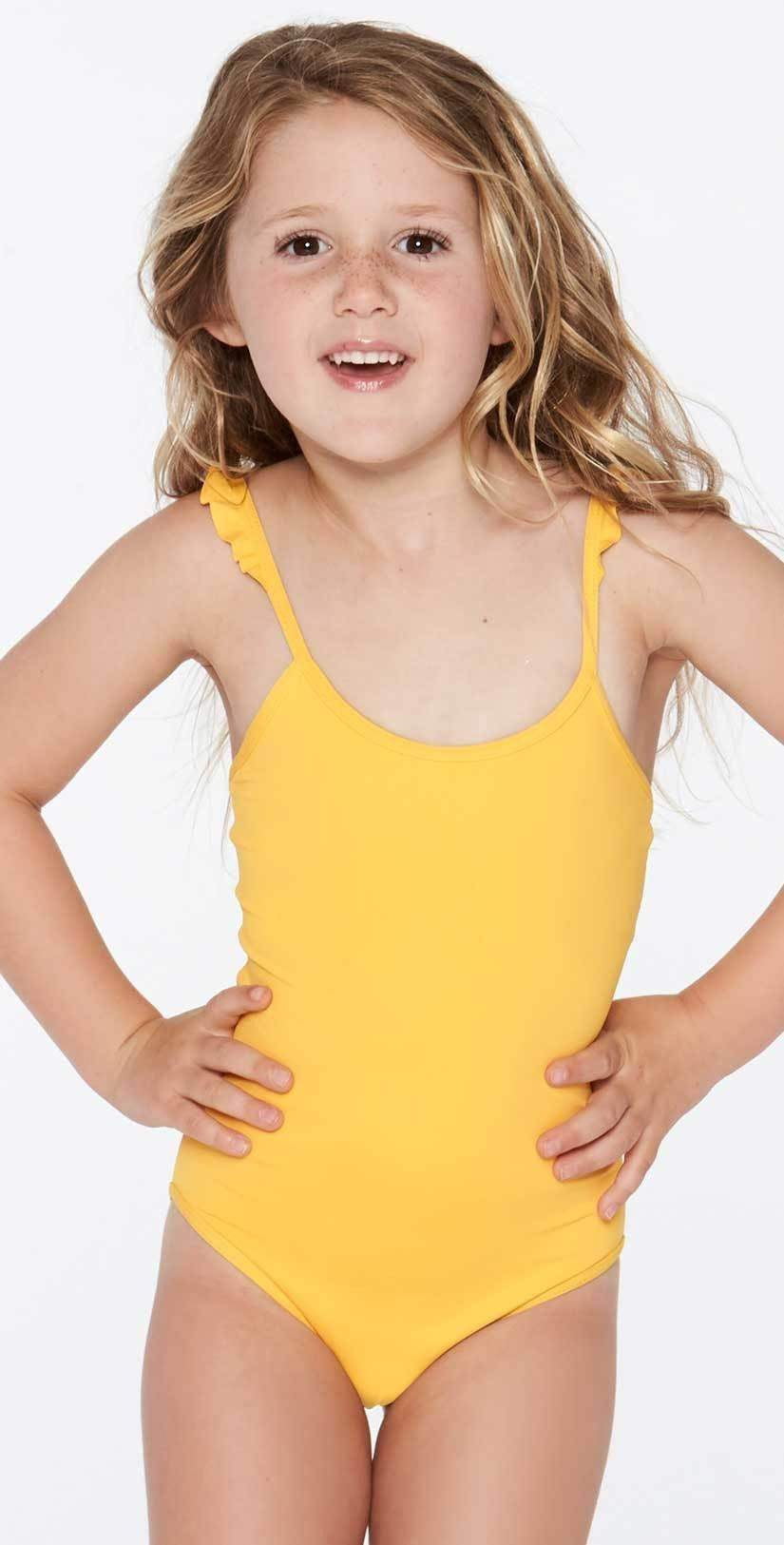 L Space Little L* Katie One Piece in Sunshine Gold BLKAM18-SUG: