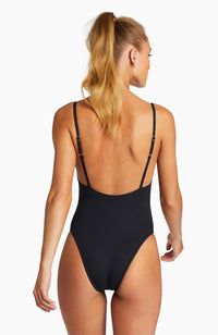 Vitamin A EcoRib Bedette One Piece Swimsuit