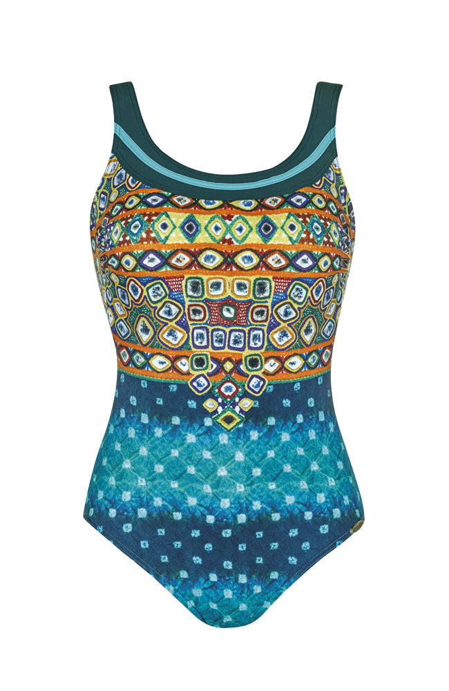 Sunflair Ethno Boheme Mastectomy One Piece front