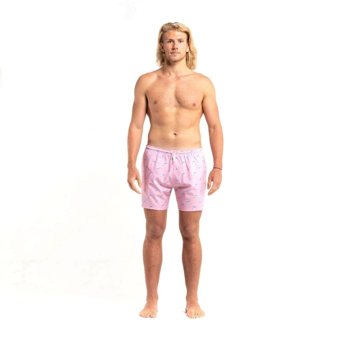 Bermies Swim Trunk in Flamingo 3.0