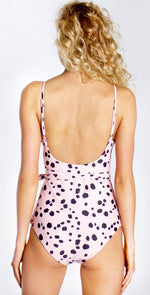 Westerly Topsail Maillot One Piece in Dalmatian back