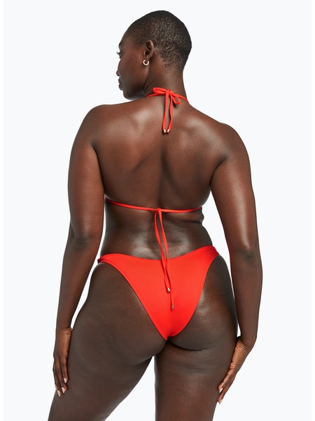 2024 Pink Caribbean Triangle High Waist Bikini Plus Size MAPALE 6696x