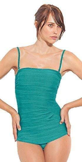 Gottex Mikado Draped Bandeau Swimsuit M01-161-435: