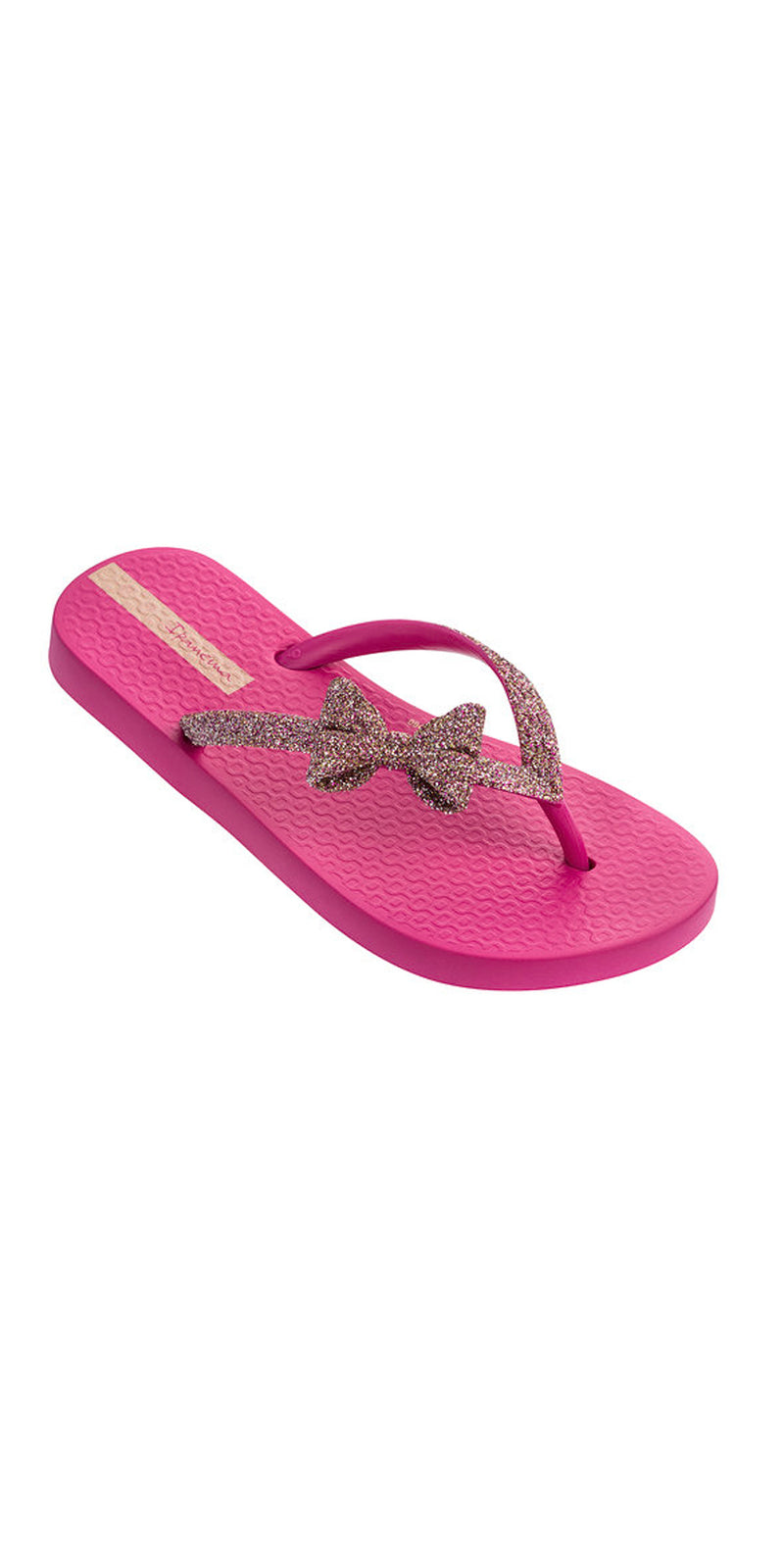 iPanema Glitter Bow Kids Flip Flops