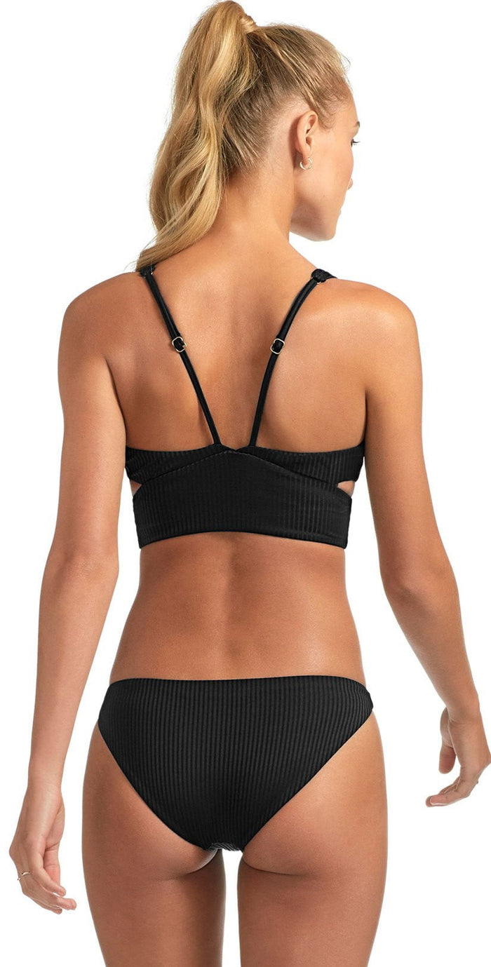 Vitamin A Eco Rib Nicole Top in Black 915T ERB: