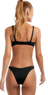 Vitamin A EcoRib Lou Top in Black 918T-ERB: