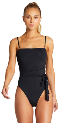 Vitamin A EcoLux Marylyn One Piece Swimsuit in Black 930M ECB