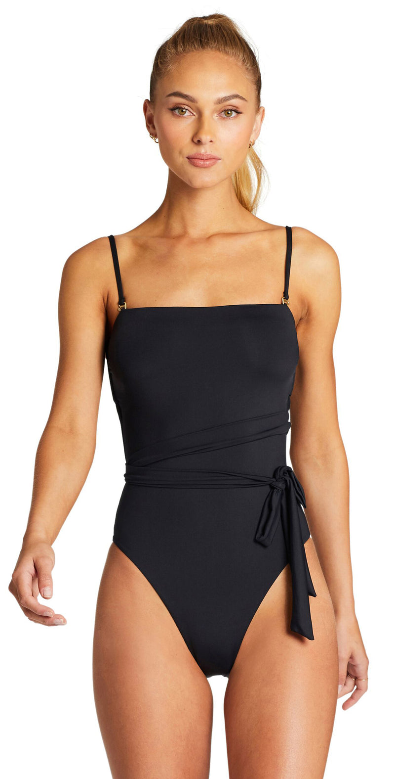 Vitamin A EcoLux Marylyn One Piece Swimsuit in Black 930M ECB