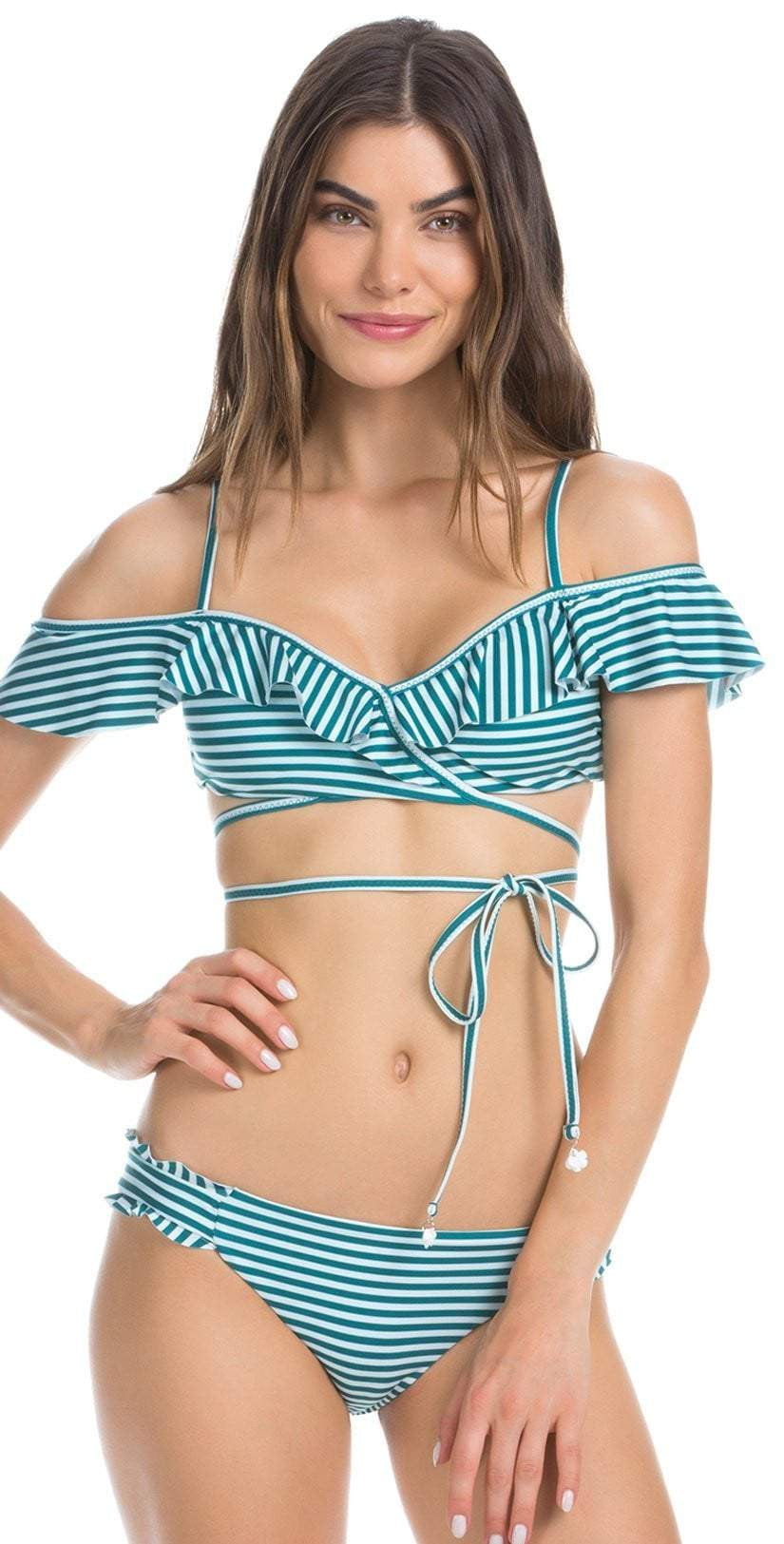 South Beach Swimsuits Helen Jon Capri Cinch Bikini Top in Plumberry – South  Beach Swimsuits