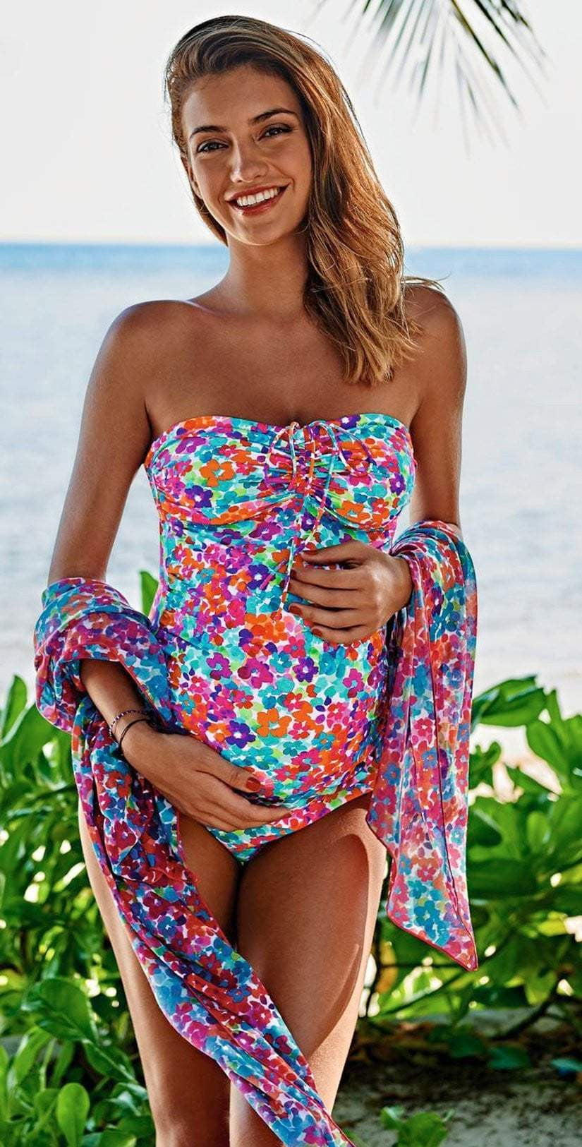  linqin Sexy Chiffon Tassel Maternity Swimsuit Cover up for  Women Colorful Floral Retro Sunshine Costume for Vacation: Clothing, Shoes  & Jewelry