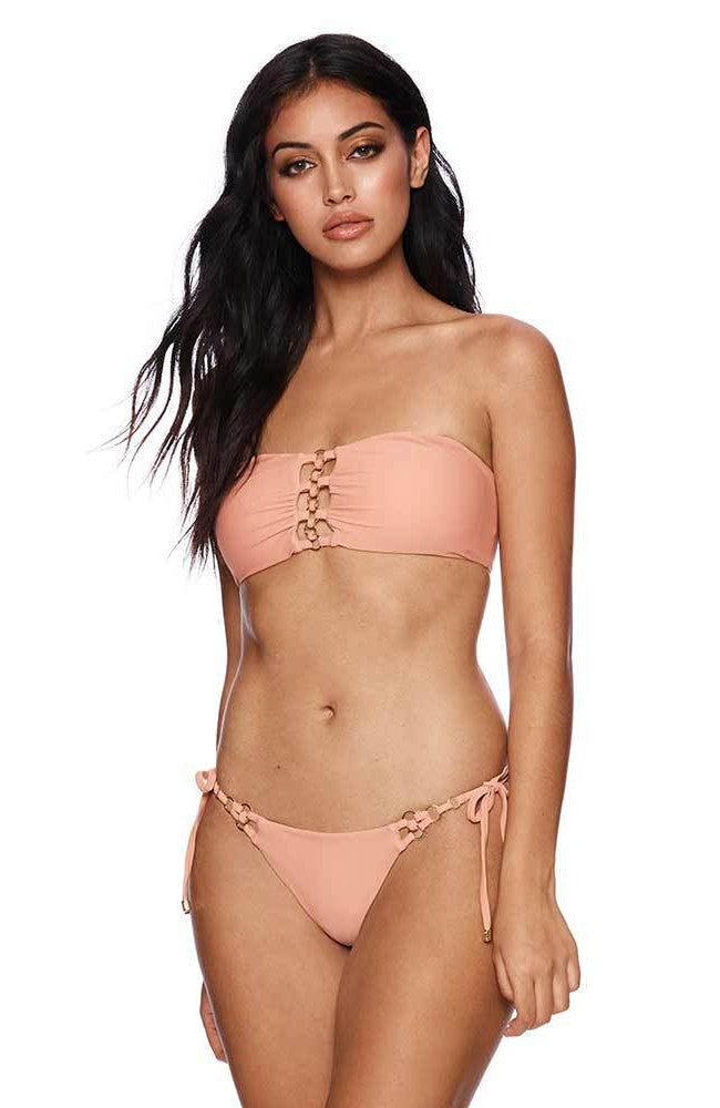 Beach Bunny Ireland Skimpy Bottom in Whiskey Rose