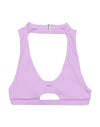 Beach Bunny Gwen High Neck Bikini Top in Lavender B19112T5-LAV: