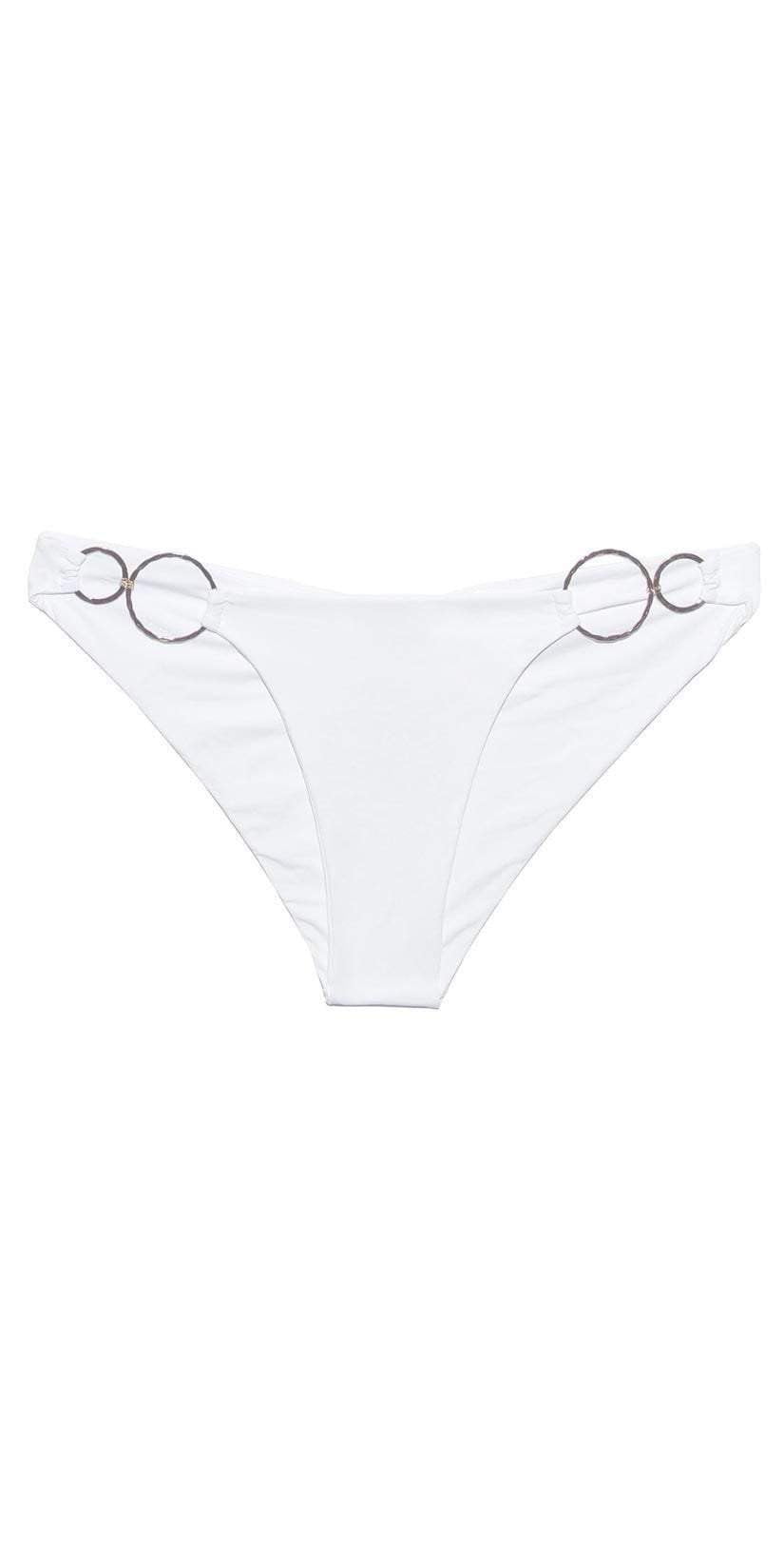 Beach Bunny Nadia Skimpy Bikini Bottom B19117B1 White: