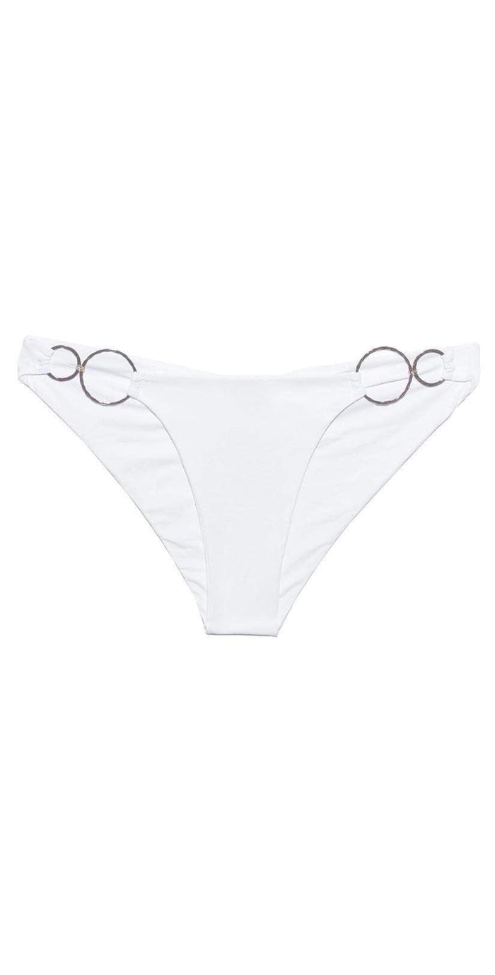 Beach Bunny Nadia Skimpy Bikini Bottom B19117B1 White: