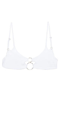 Beach Bunny Lexi Bralette Bikini Top B19117T0 White: