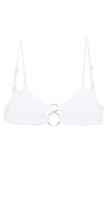 Beach Bunny Lexi Bralette Bikini Top B19117T0 White: