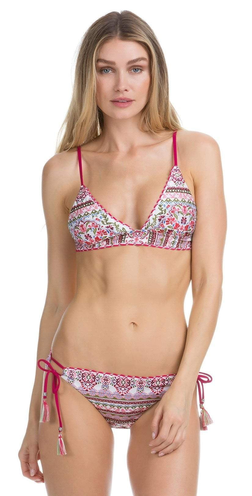 Becca Granada Halter Bikini Top 203187-MUL: