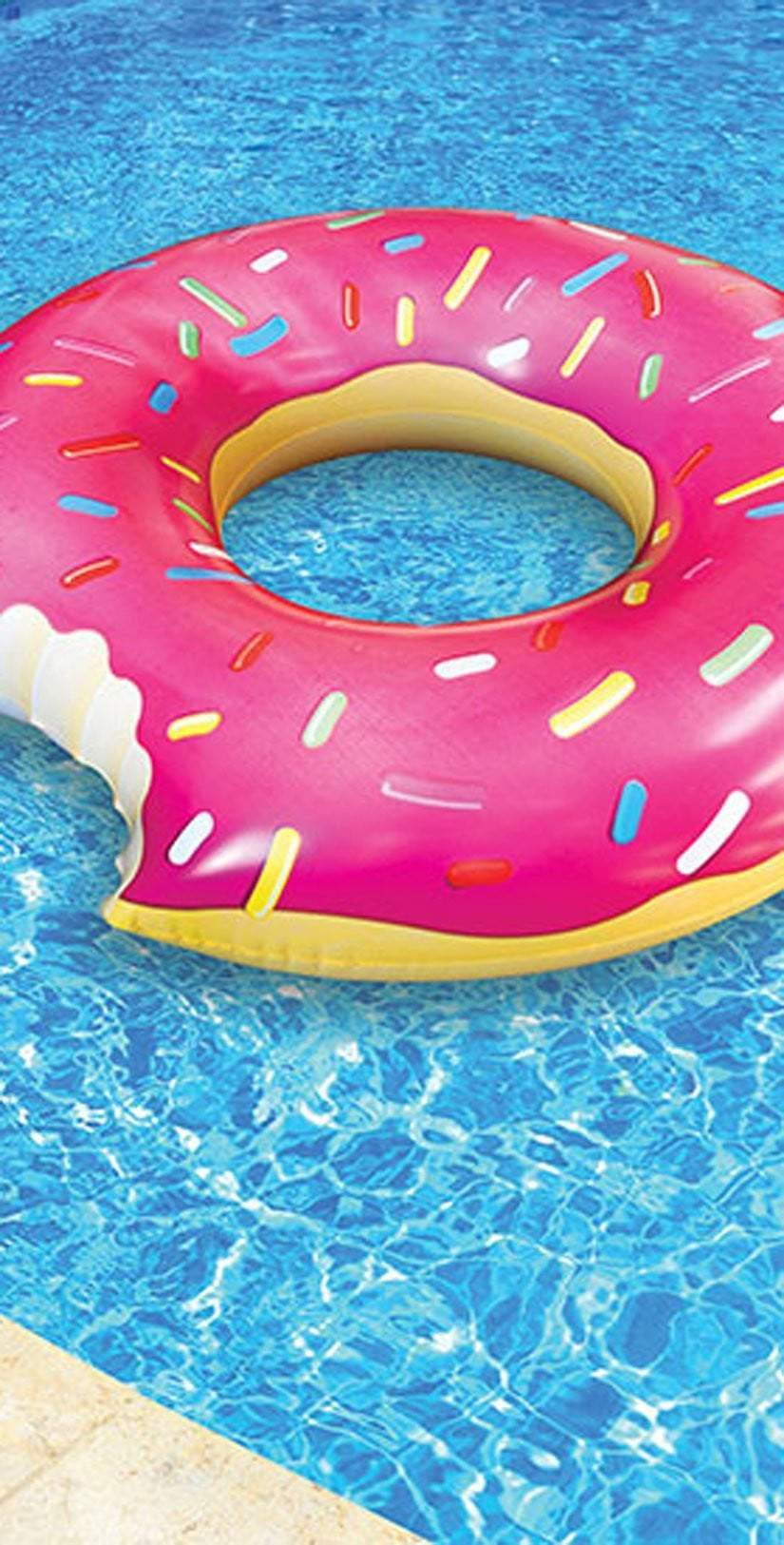 Big Mouth Giant Pink Frosted Donut Float BM1516: