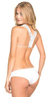 Dulzamara Fresh Bikini Set in White: