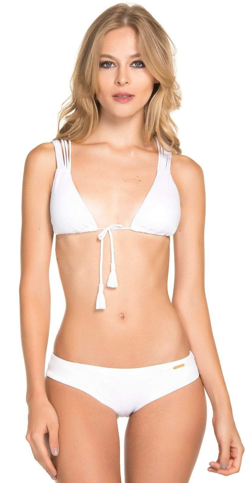 Dulzamara Fresh Bikini Set in White: