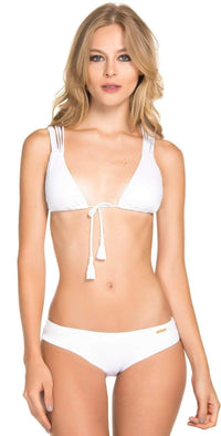 Dulzamara Fresh Bikini Set in White: