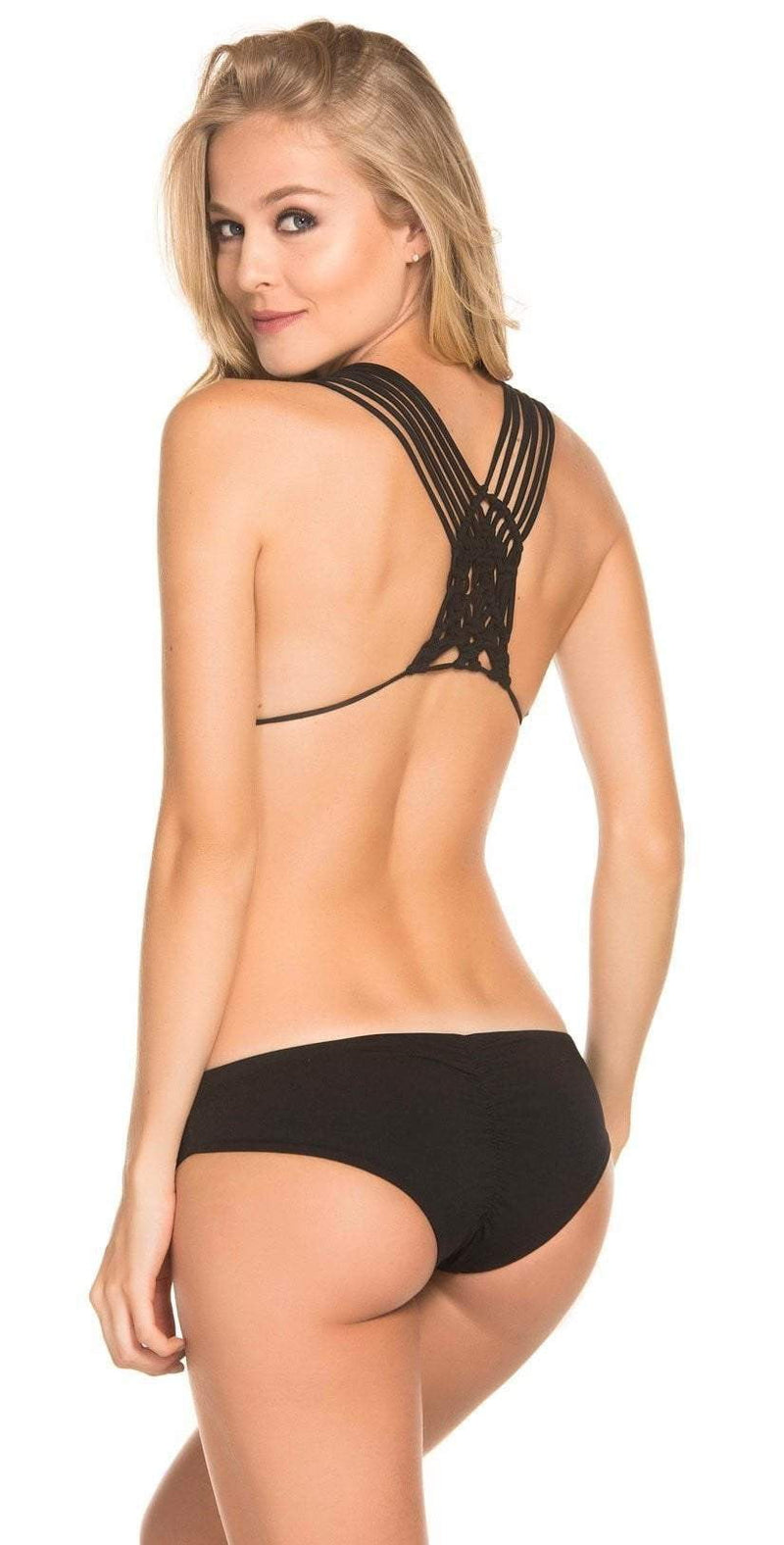 Dulzamara Pacific Bikini Set in Black: