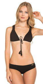 Dulzamara Pacific Bikini Set in Black: