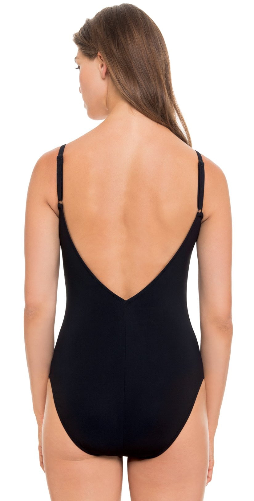 Profile by Gottex Hollywood One-Piece Swimsuit in Black E854-2074-001: