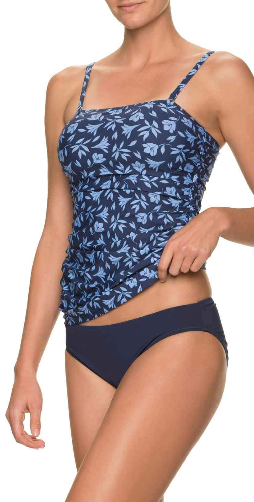 Draper James for Helen Jon Classic Hipster Bikini Bottom in Blue: