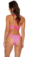 Luli Fama Luli Babe in Miami High Leg Bottom in Barbie Pink L633N50 516: