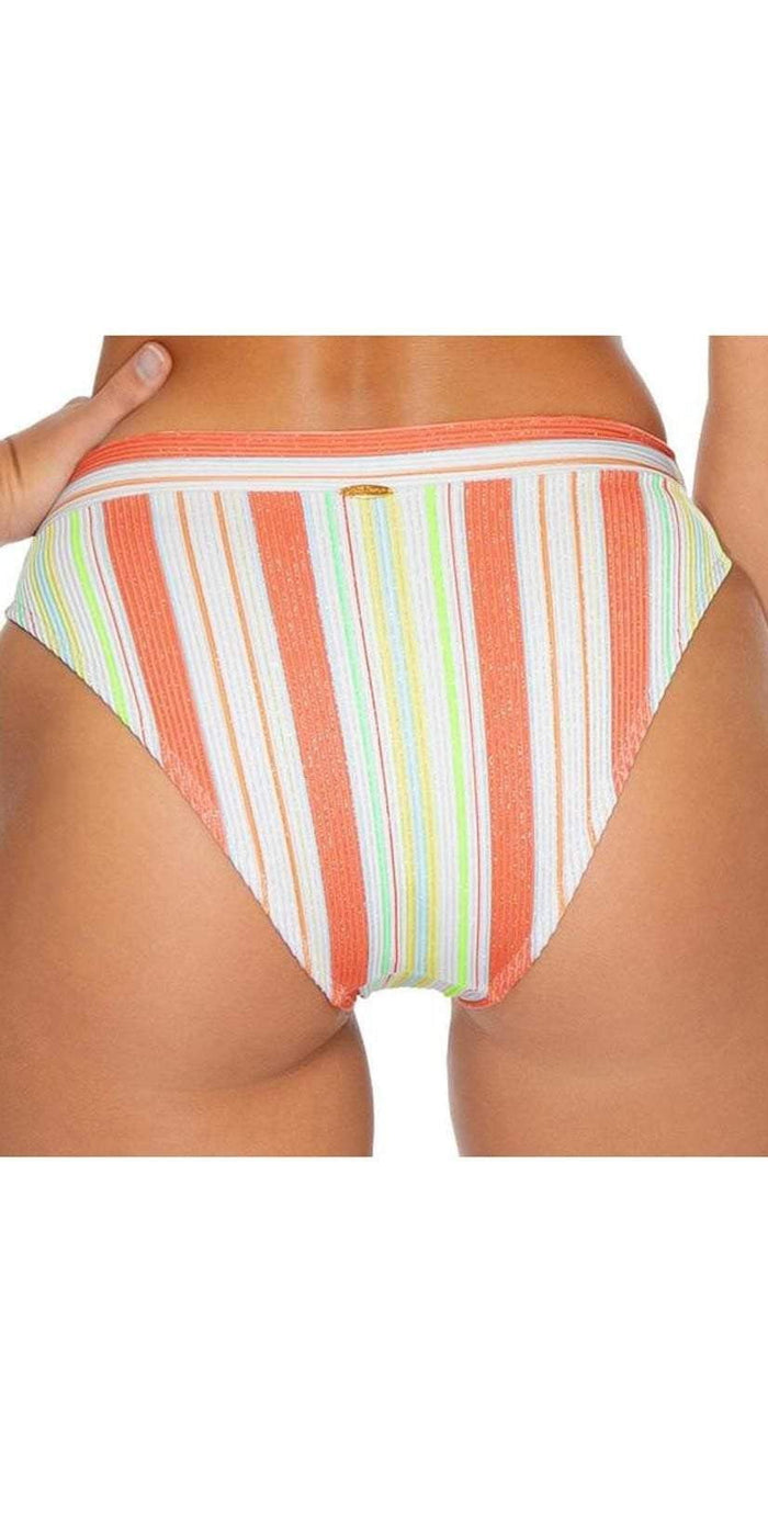 Luli Fama Playtime High Leg Banded Waist Bottom L634N56-517: