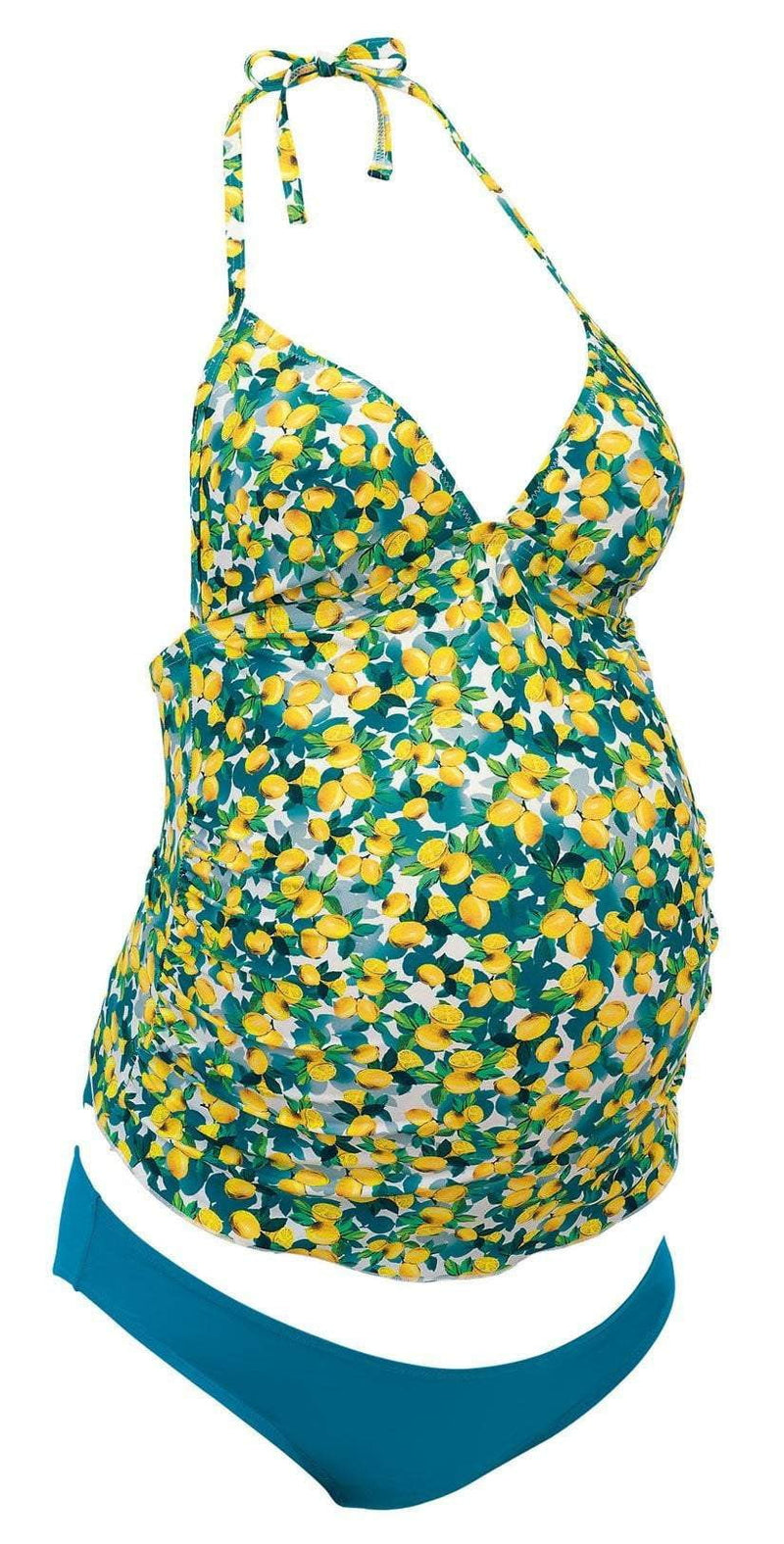 Anita Kamaka Maternity Tankini Set in Lemon Print 9625-204: