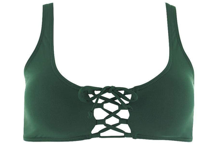 L Space Romi Top in Emerald LSROT17-EMD: