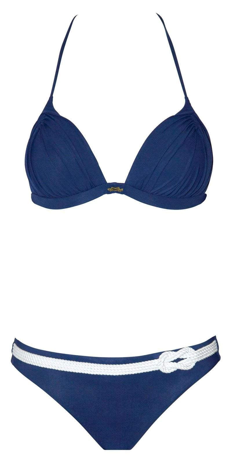 Maryan Mehlhorn Cruise Nautical Bikini Set in Navy 5680-508-044: