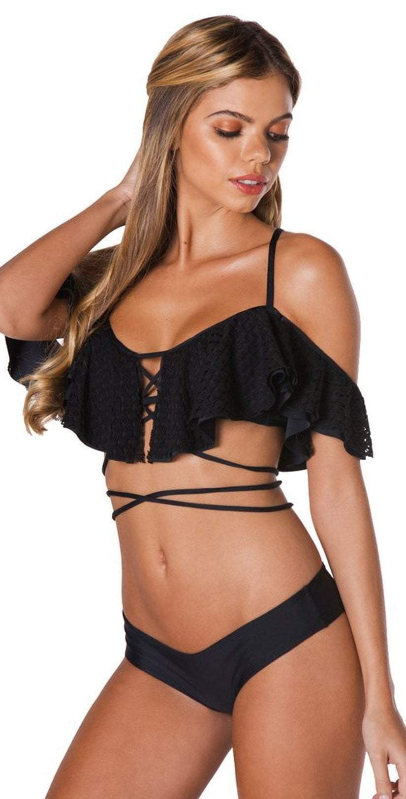 Montce Palmilla La Caletta Top in Black: