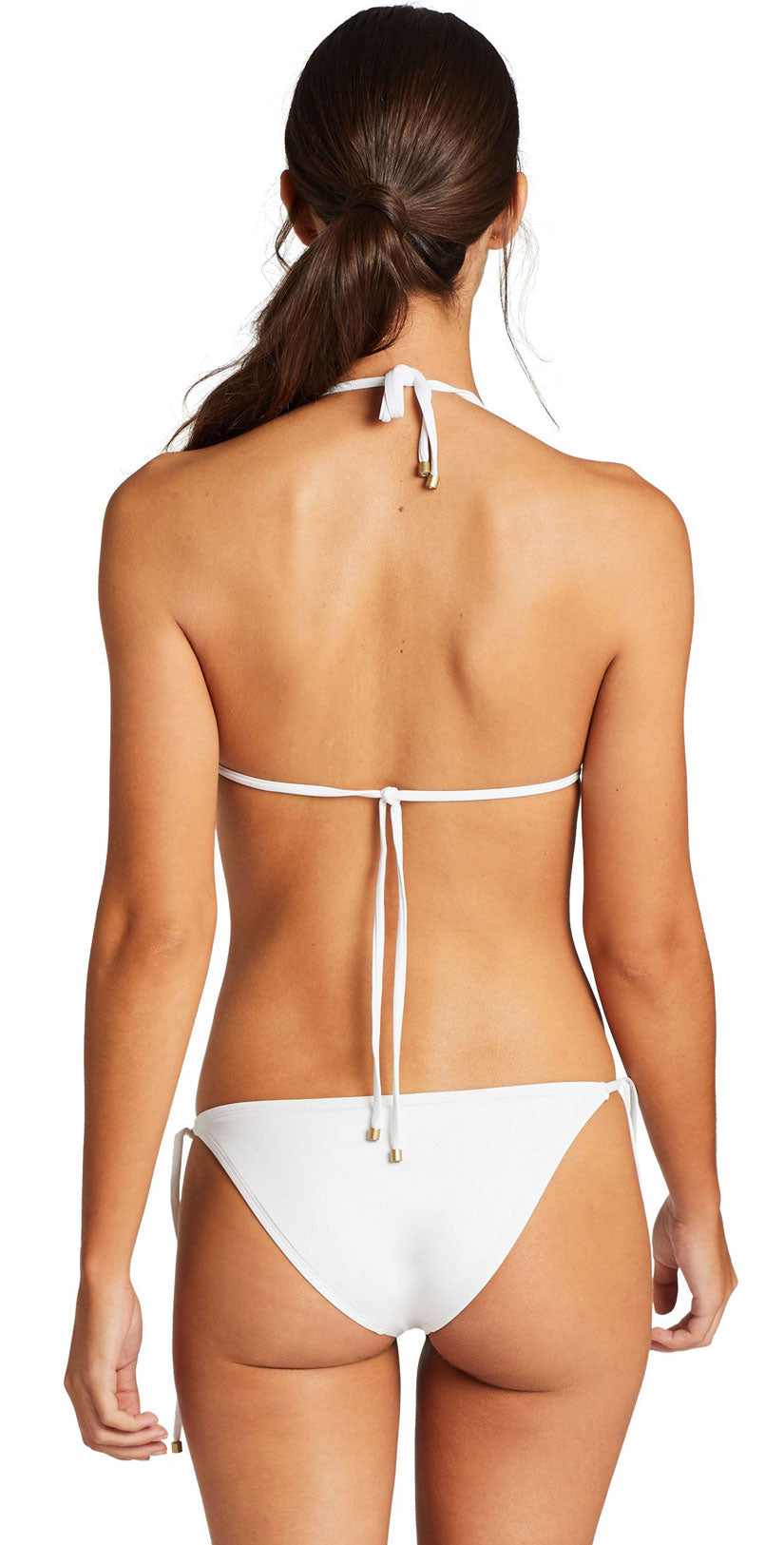 Vitamin A EcoLux Gia Reversible Triangle Top in White