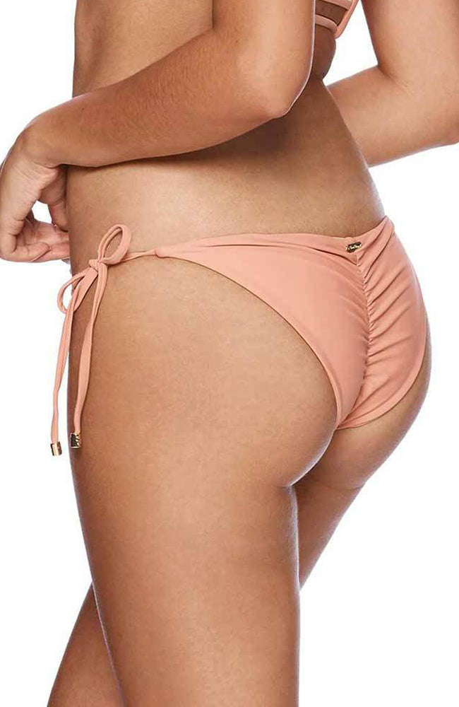 Beach Bunny Piper Skimpy Bikini Bottom In Whiskey Rose