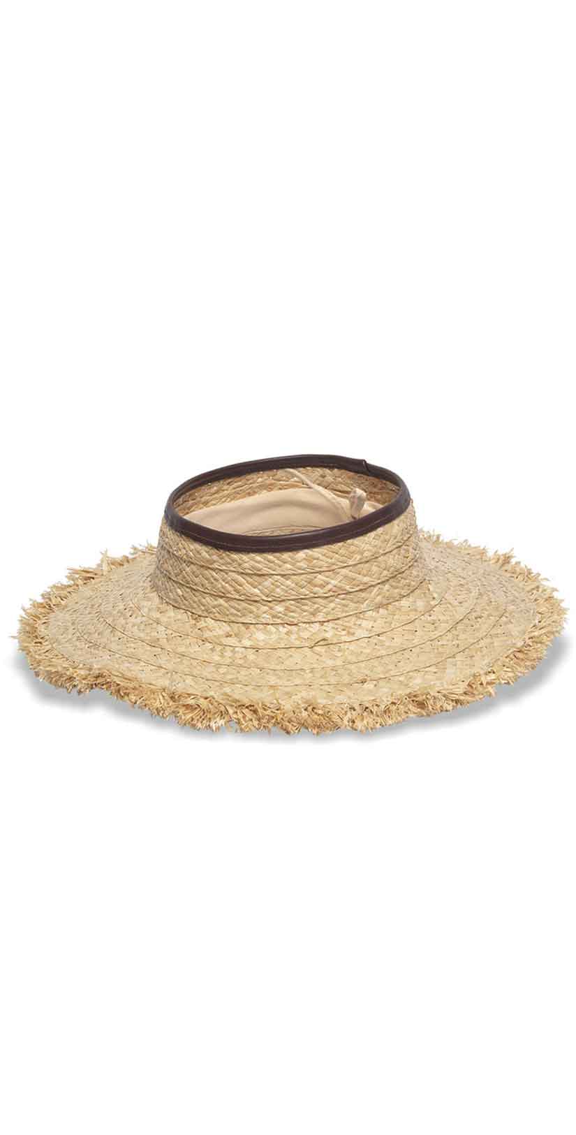 Nikki Beach Porto Heli Hat in Natural/Brown: